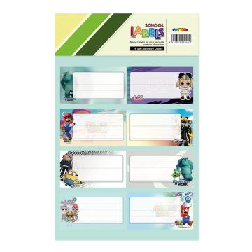 Name Label 2 sheets 16 Labels - 6