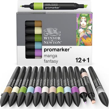 Winsor & Newton Promarker, Set of 12, Manga Fantasy