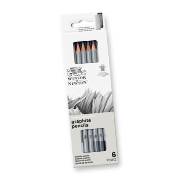 Winsor & Newton Studio Collection Graphite Pencil Sets of 6 - 490006
