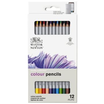 Winsor & Newton Studio Collection Artist Pencils, Color Pencils, Set of 12