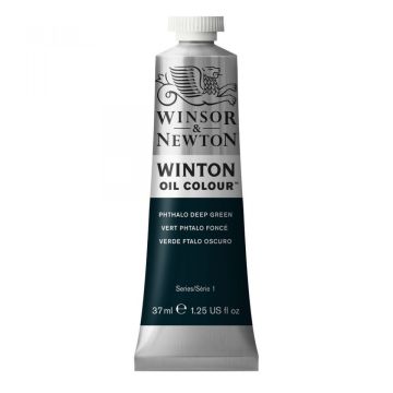 Winton Oil Colors, Phthalo Deep Green 37ml