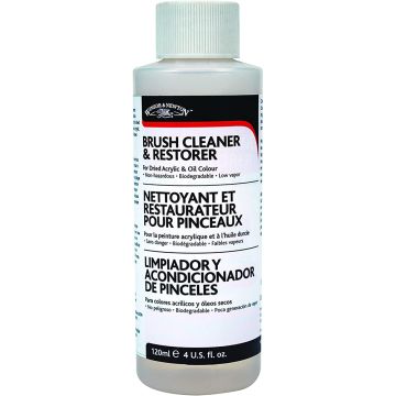 Winsor & Newton Brush Cleaner & Restorer - 4 oz. bottle