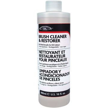 Winsor & Newton Brush Cleaner & Restorer - 16 oz. Bottle