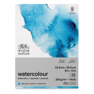 Winsor & Newton Watercolour Pads, 9" x 12" - Glue-Bound