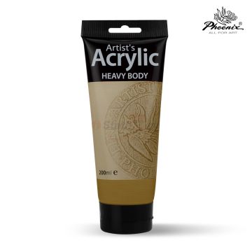 Acrylic Color 200ml 130 Gold  - Phoenix