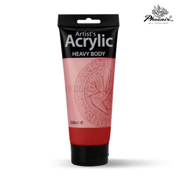 Acrylic Color 200ml 302 Scarlet Lake  - Phoenix