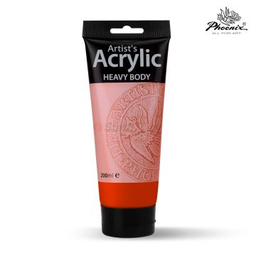 Acrylic Color 200ml 324 Vermillion  - Phoenix