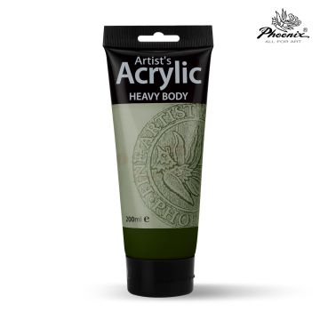 Acrylic Color 200ml 563 Leaf Green  - Phoenix