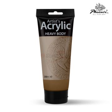 Acrylic Color 200ml 601 Raw Sienna  - Phoenix