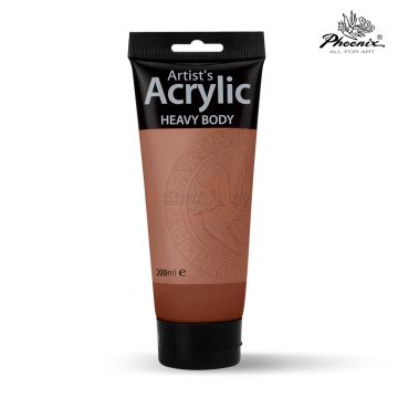 Acrylic Color 200ml 681 Red Ochre  - Phoenix