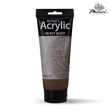 Acrylic Color 200ml 690 Vandyke Brown  - Phoenix