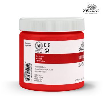 Acrylic Color 500ml 302 Scarlet - Phoenix