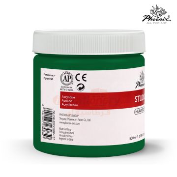 Acrylic Color 500ml 538 Permanent Green - Phoenix