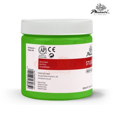 Acrylic Color 500ml 562 Yellow Green - Phoenix