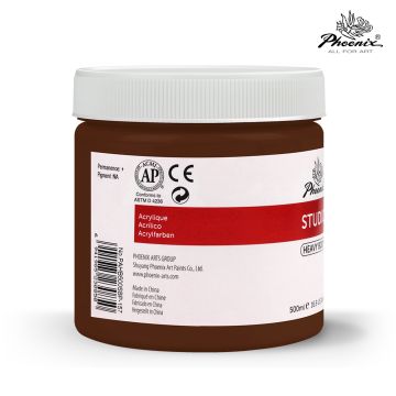 Acrylic Color 500ml 681 Red Ochre - Phoenix