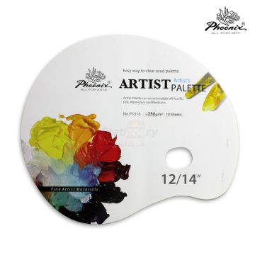 Disposable paper palette 250gsm 12x14 P5316