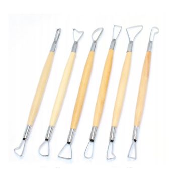Modeling clay tools Set of 6 Phoenix - A15204 8"