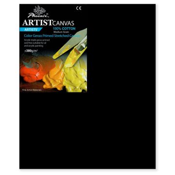 Phoenix Black Primed Canvas 50 x 60 Cm