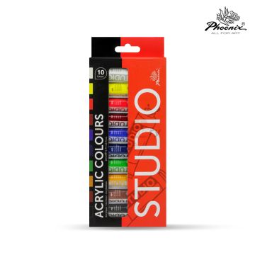Acrylic Colour Set of 10x22ml PA1022S