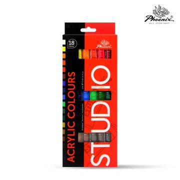 Acrylic Colour Set of 18X12ml