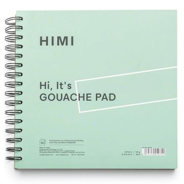HIMI Gouache Pad 8.5 x 8.5 Inch - Mix Media - Green - ZSF03