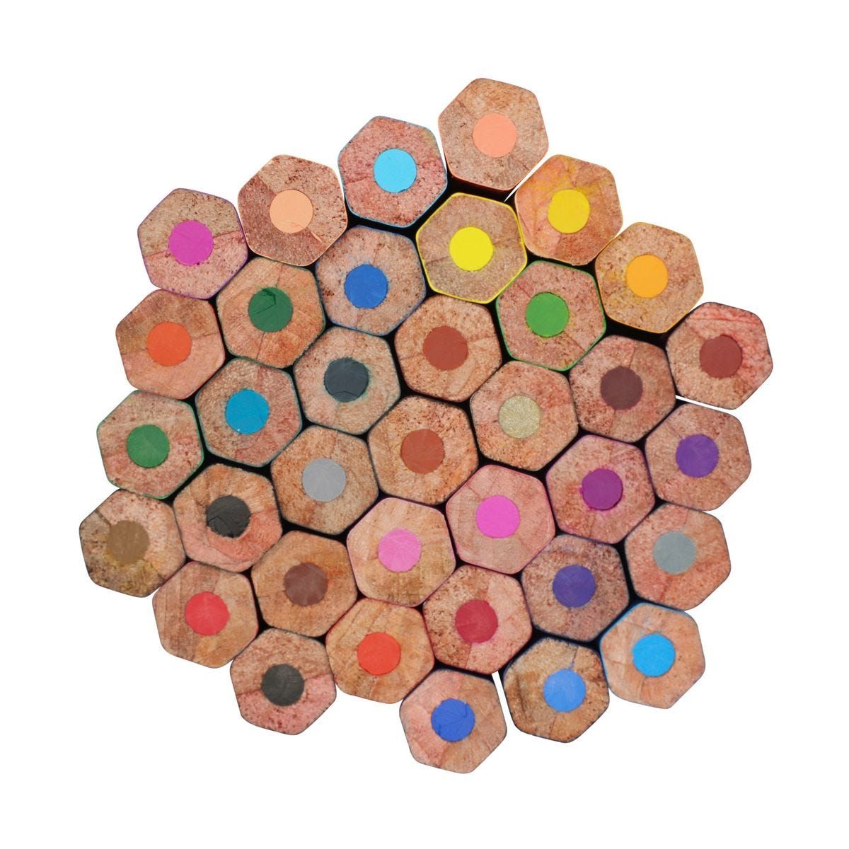 Mont Marte Colour Pencils 36pc - Essential Colours